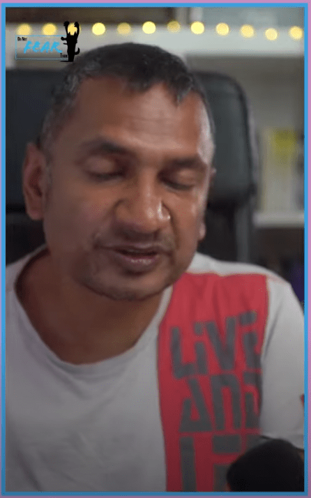 Miah with eyes closed