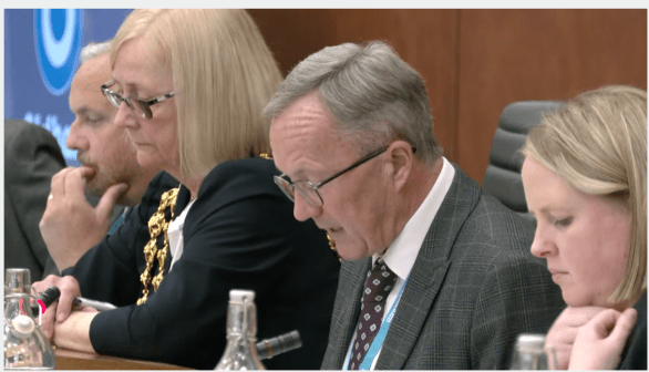 OMBC Mayor Harry Catherall Amanda Chadderton