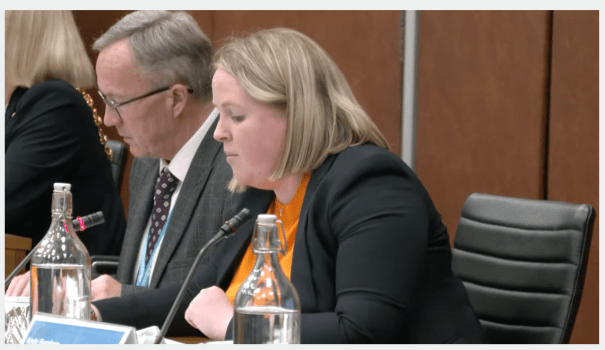 Amanda Chadderton and Harry Catherall