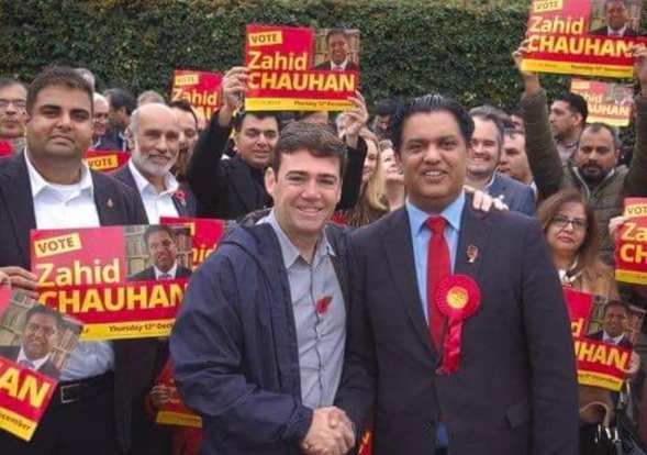 Zahid Chauhan and Andy Burnham