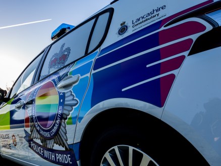 Lancs Constabulary police car